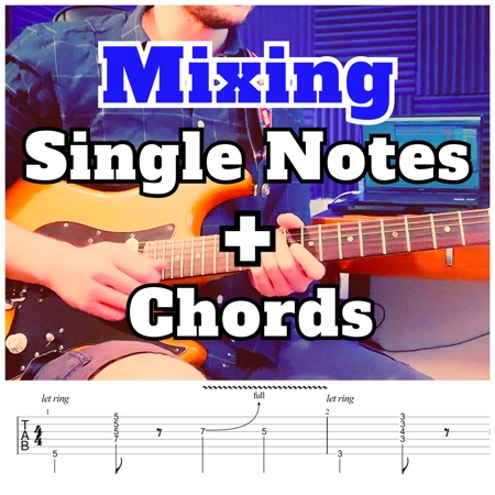 Mix Single Notes with Chords (Blues Guitar Study) | Soundslice