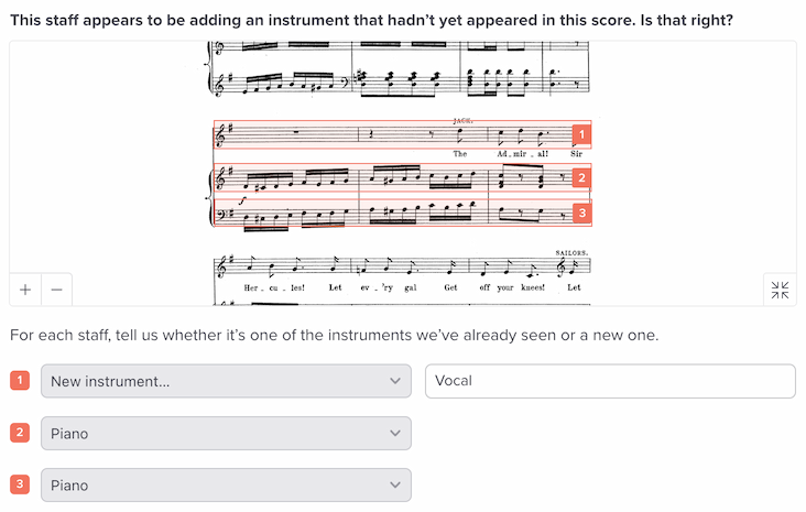 Screenshot of question